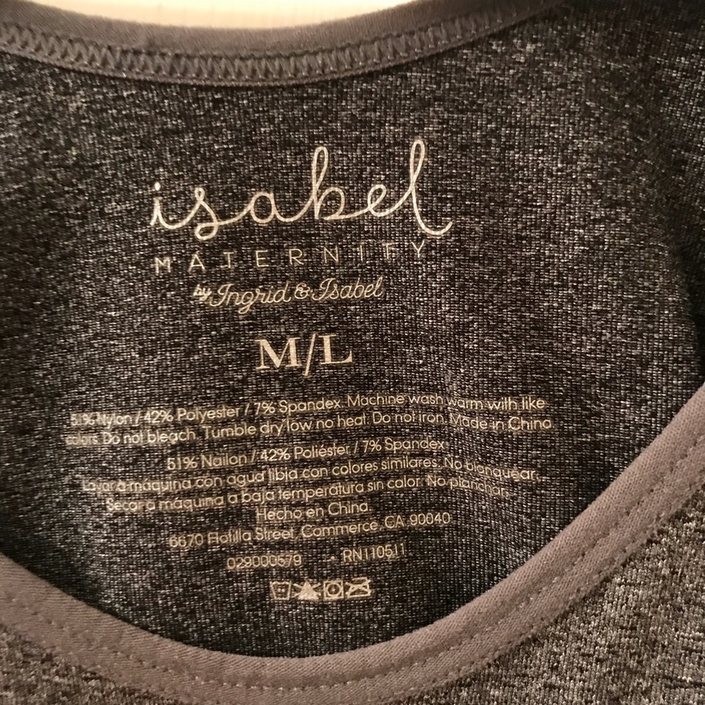 Isabel Maternity Ruched Tank - Picture 3 of 8